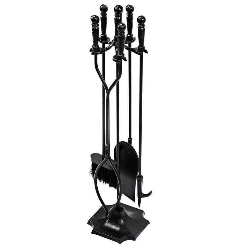 31 Inch 5 Pieces Hearth Fireplace Fire Tools Set by DirectDeals
