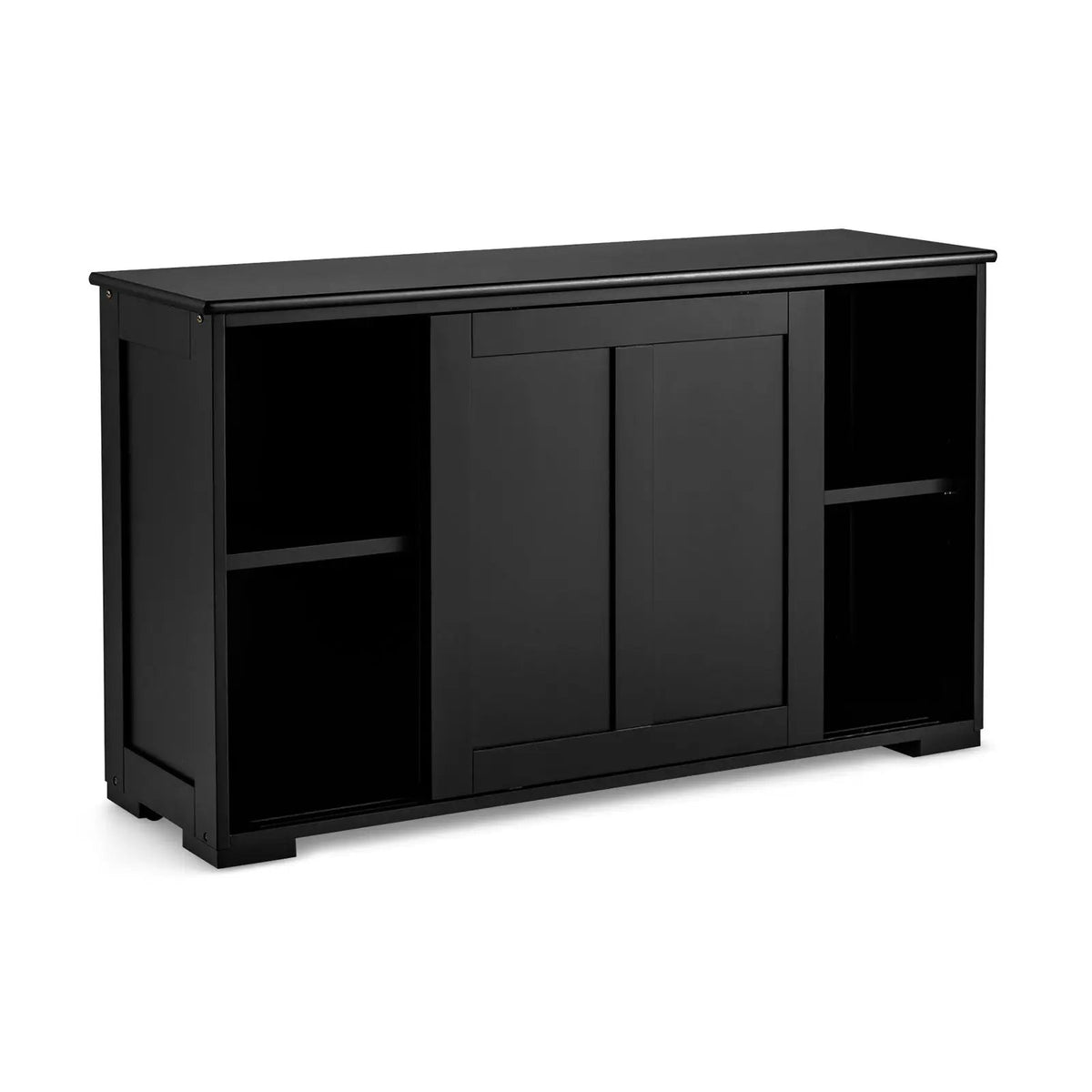 Kitchen Storage Cabinet with Wood Sliding Door, photo 3 of 11