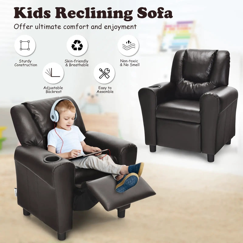 Kids Recliner Armchair Sofa by DirectDeals