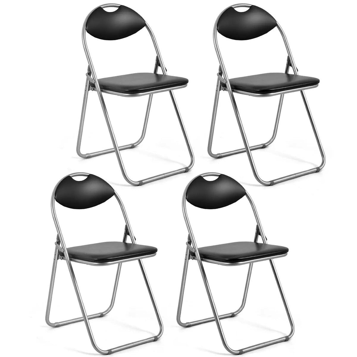 2/4/6 Pieces Portable Folding Dining Chairs Set with Carrying Handles, photo 10 of 10