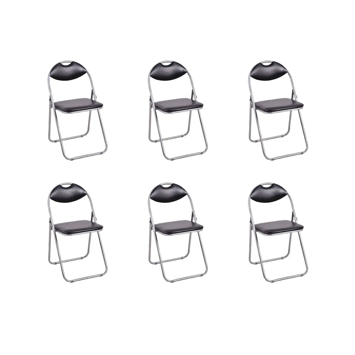 2/4/6 Pieces Portable Folding Dining Chairs Set with Carrying Handles, photo 3 of 10