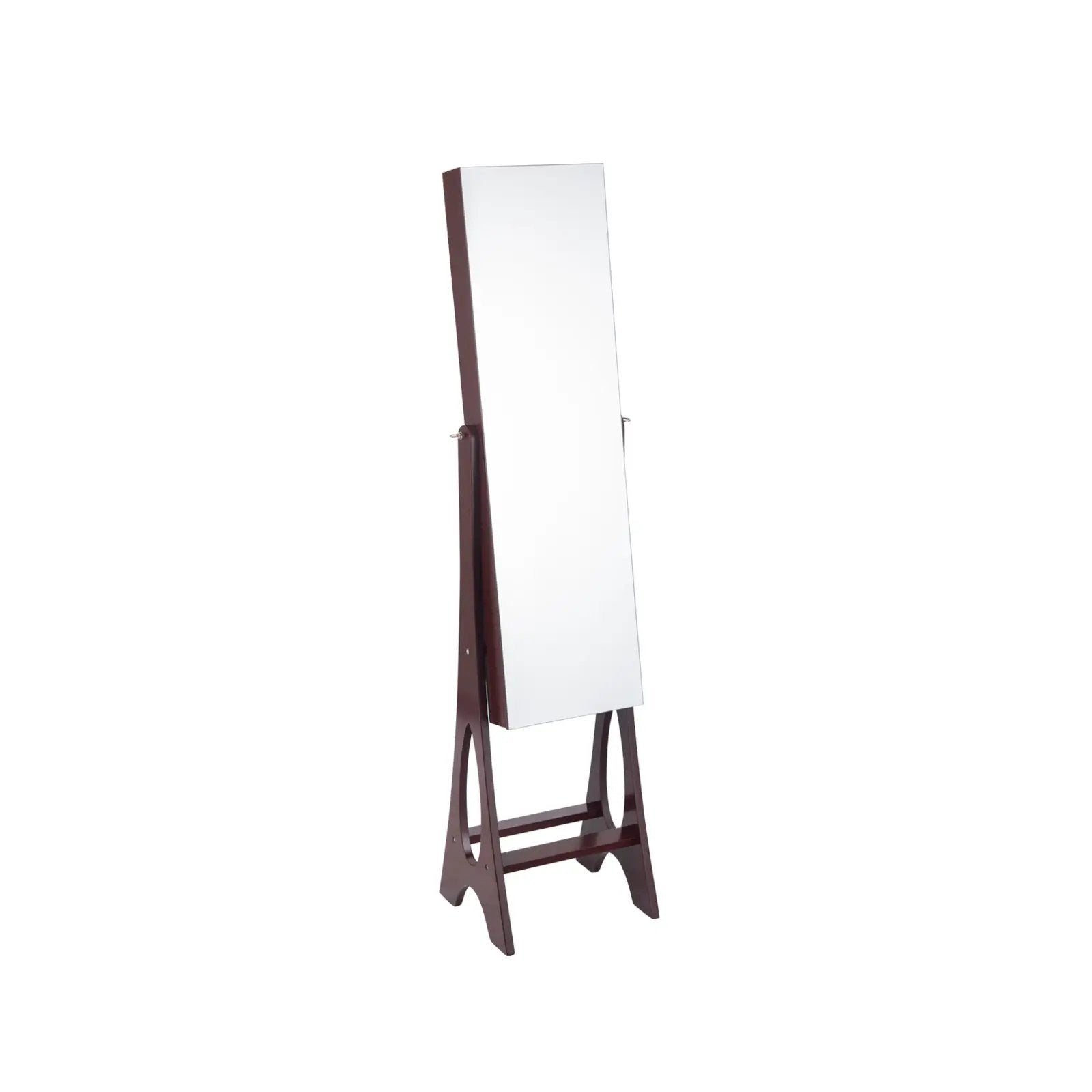 LED Jewelry Cabinet Armoire Organizer with Bevel Edge Mirror by DirectDeals