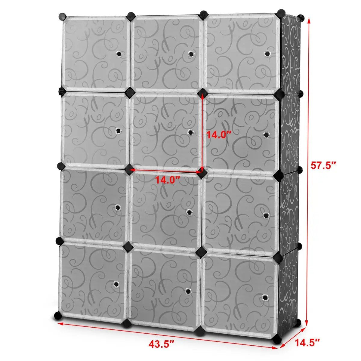 DIY 12 Cube Portable Closet Storage Organizer by DirectDeals