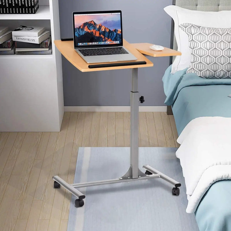 Adjustable Laptop Desk With Stand Holder And Wheels by DirectDeals