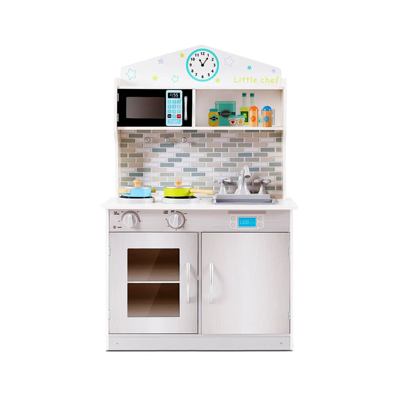 Kids Wooden Pretend Cooking Playset Cookware by DirectDeals
