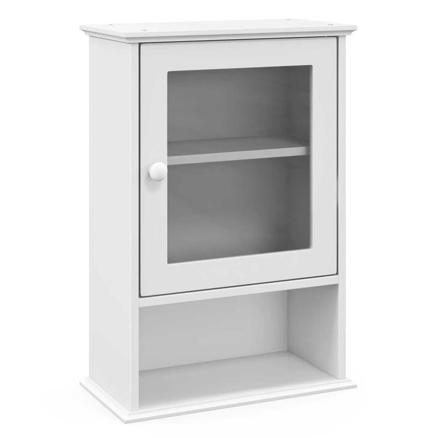 Bathroom Wall Mounted Adjustable Hanging Storage Medicine Cabinet by DirectDeals