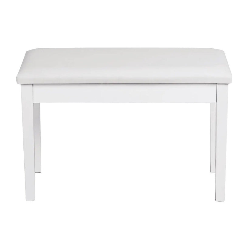 Solid Wood PU Leather Padded Piano Bench Keyboard Seat by DirectDeals