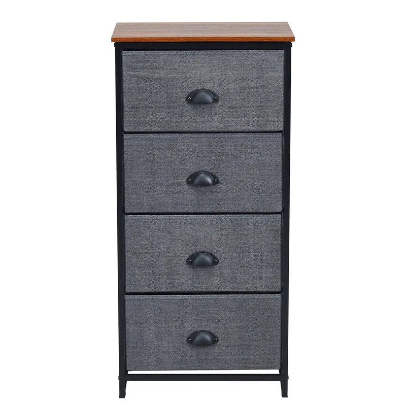 Chest Storage Tower Side Table Display Storage with 4 Drawers by DirectDeals