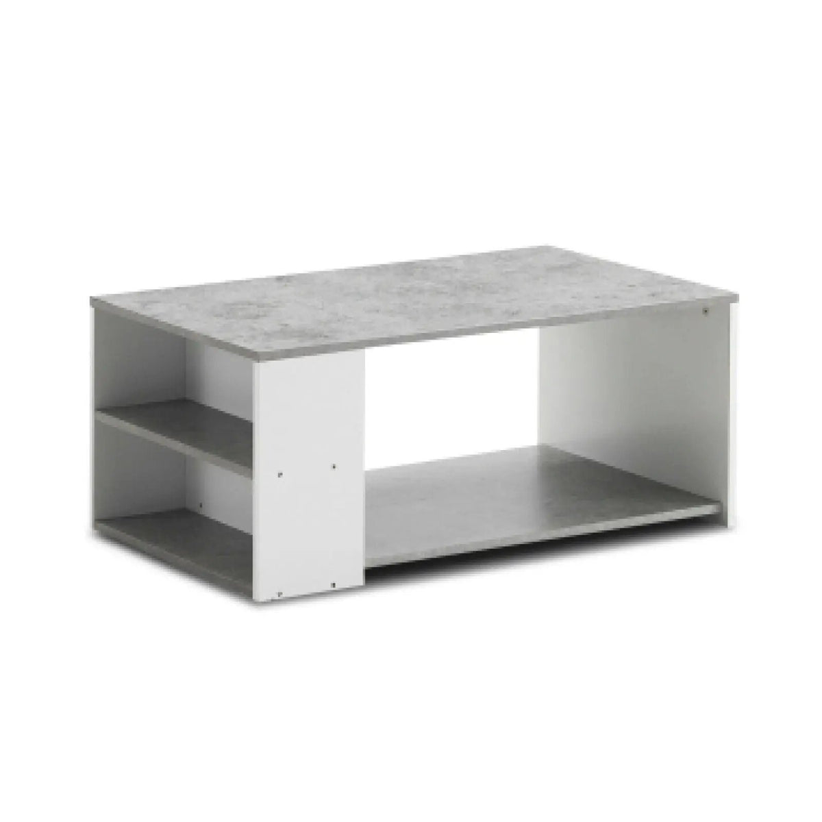 Coffee Table Sofa Side Table with Storage Shelves, photo 9 of 24