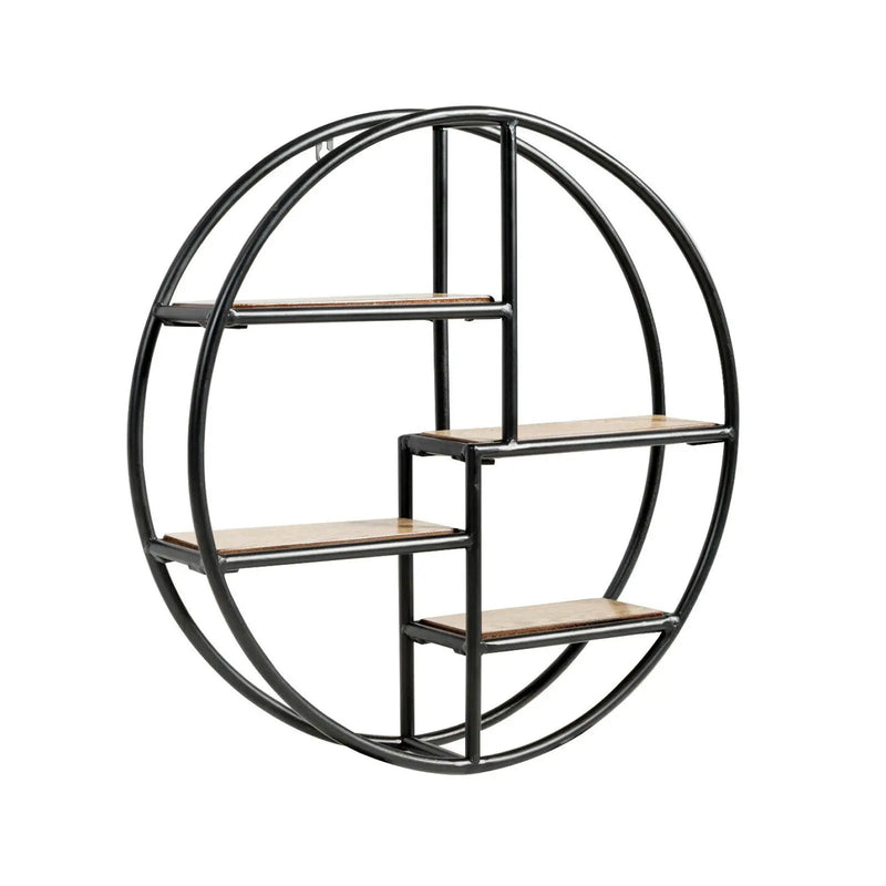 Hanging Storage Shelf Circular Wall-Mounted 4-Tier Rack by DirectDeals