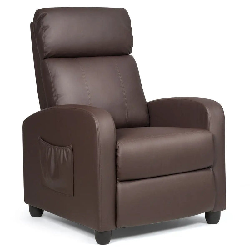 Recliner Sofa Wingback Chair with Massage Function by DirectDeals