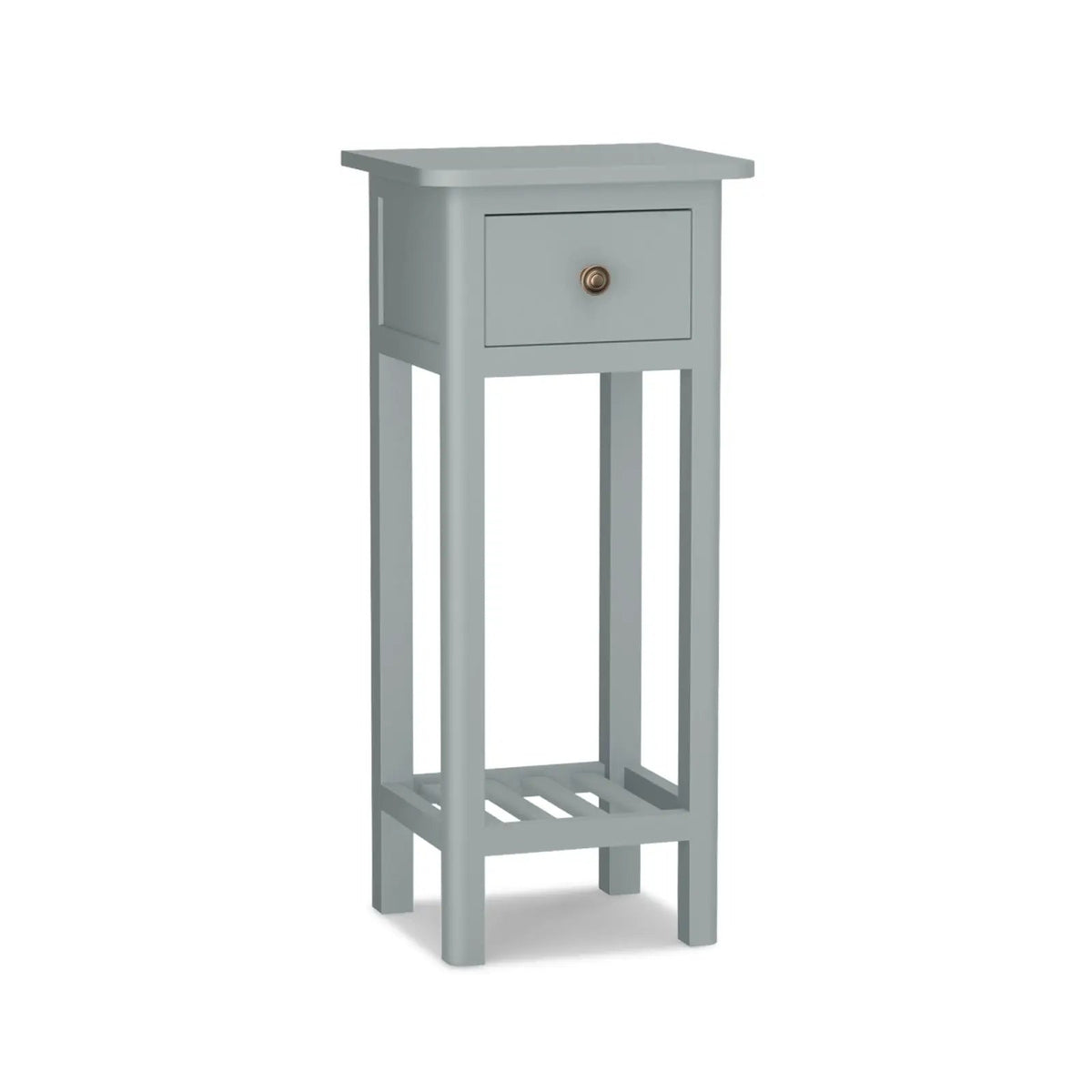 2 Tier Slim Nightstand Bedside Table with Drawer Shelf, photo 9 of 11