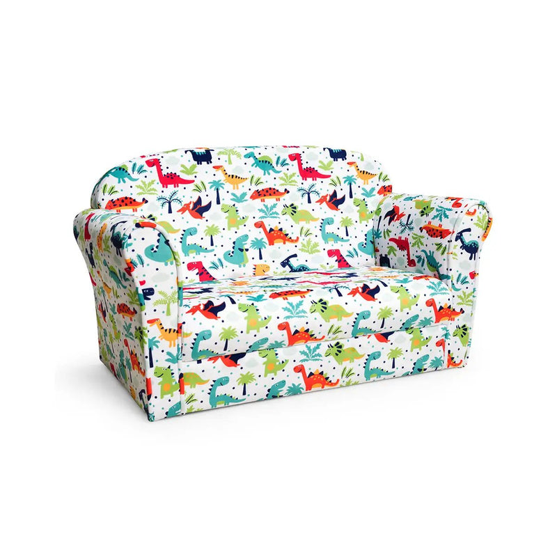 Double Kids Dinosaur Sofa Children Armrest Couch by DirectDeals