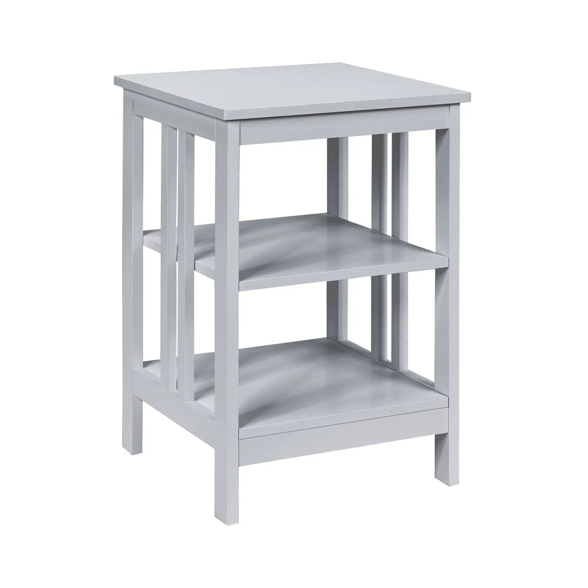 2 Pieces 3-Tier Nightstand with Reinforced Bars and Stable Structure, photo 11 of 32