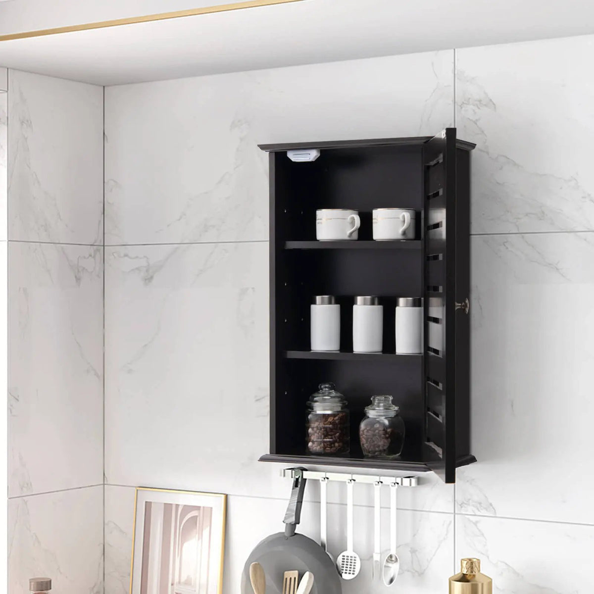 Wall Mount Medicine Cabinet Multifunction Storage Organizer, photo 2 of 16