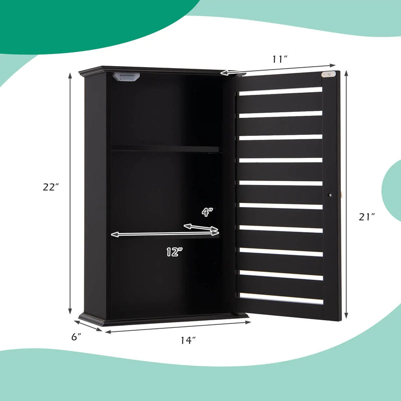 Wall Mount Medicine Cabinet Multifunction Storage Organizer by DirectDeals