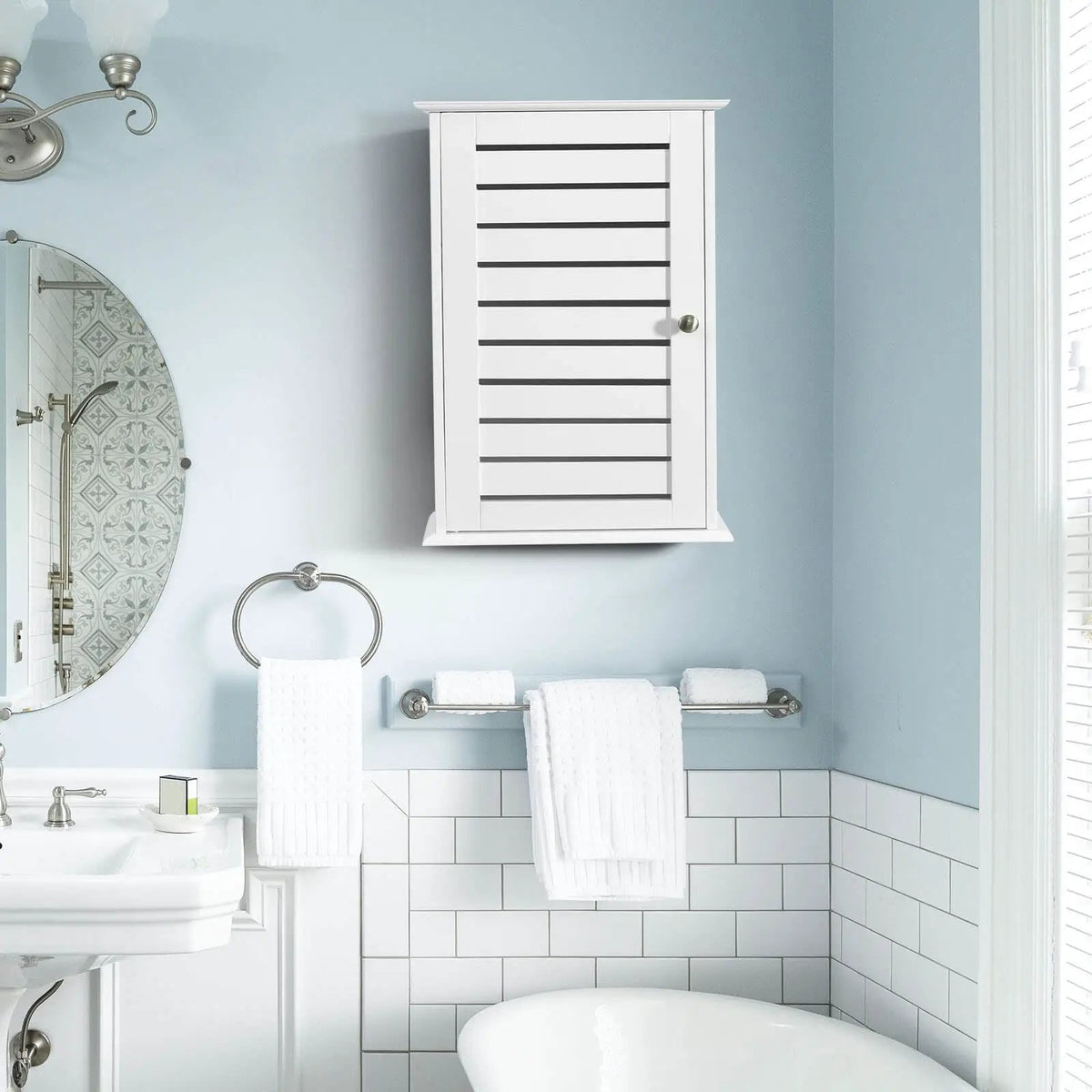 Wall Mount Medicine Cabinet Multifunction Storage Organizer, photo 3 of 16