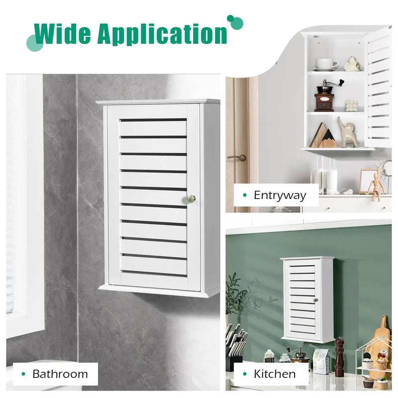 Wall Mount Medicine Cabinet Multifunction Storage Organizer by DirectDeals