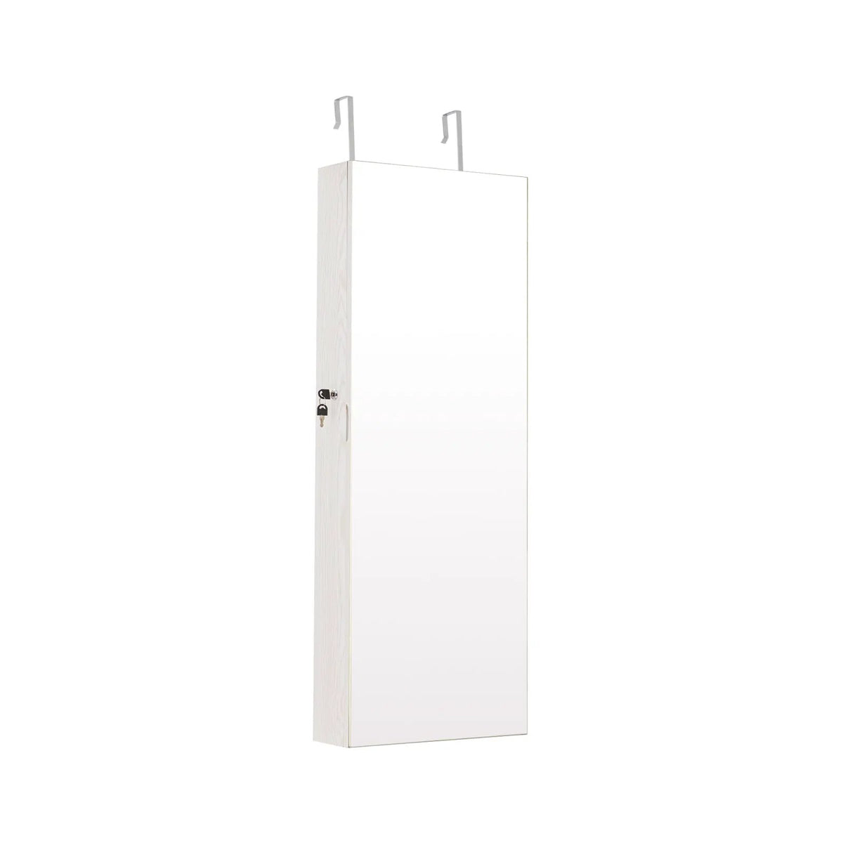 Lockable Storage Jewelry Cabinet with Frameless Mirror, photo 12 of 16