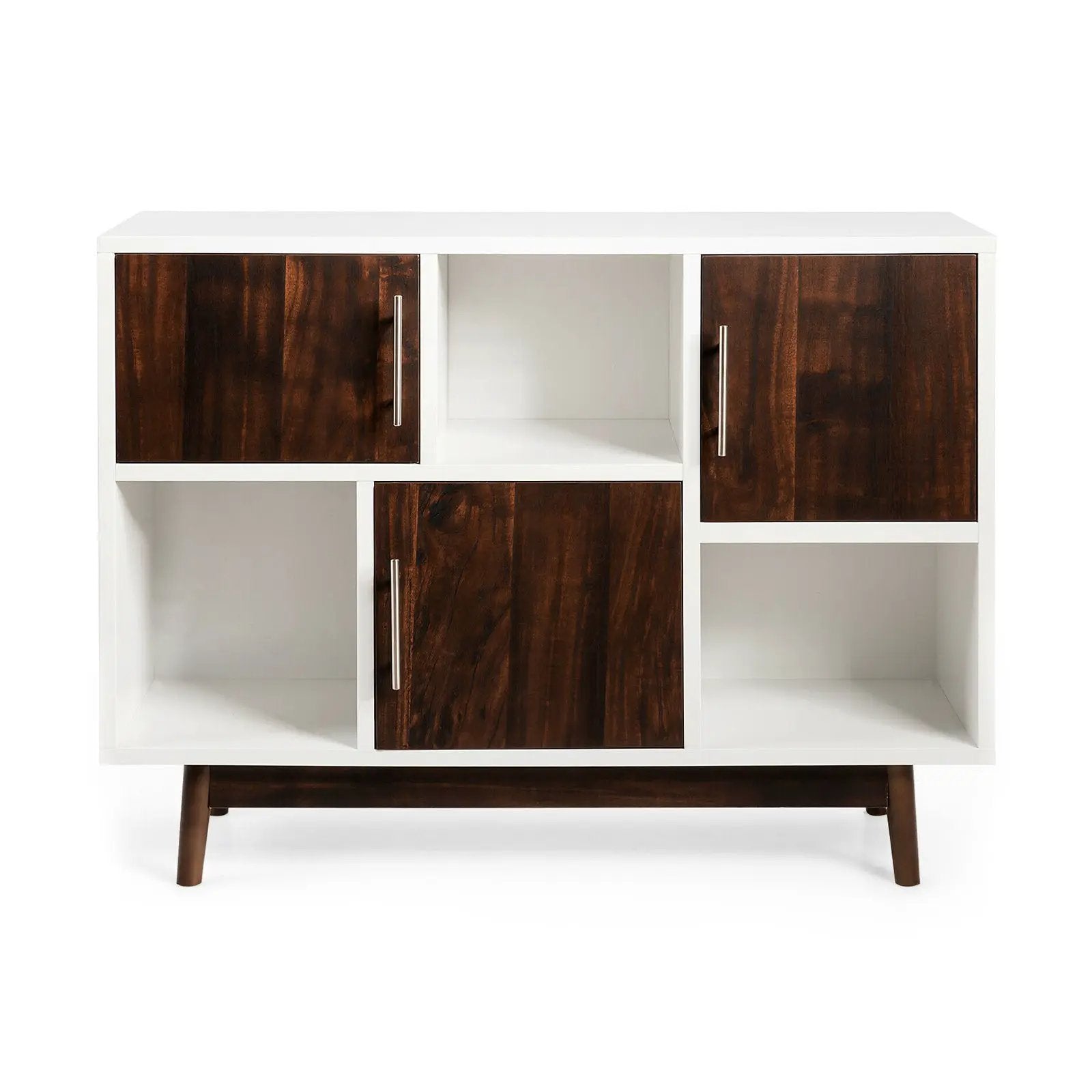 Wood Display Sideboard Storage Cabinet with Storage Compartments by DirectDeals