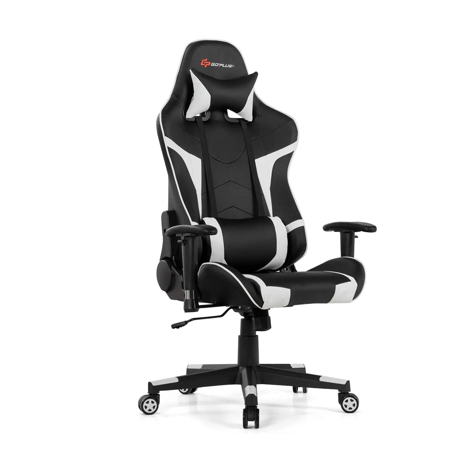 Reclining Swivel Massage Gaming Chair with Lumbar Support by DirectDeals