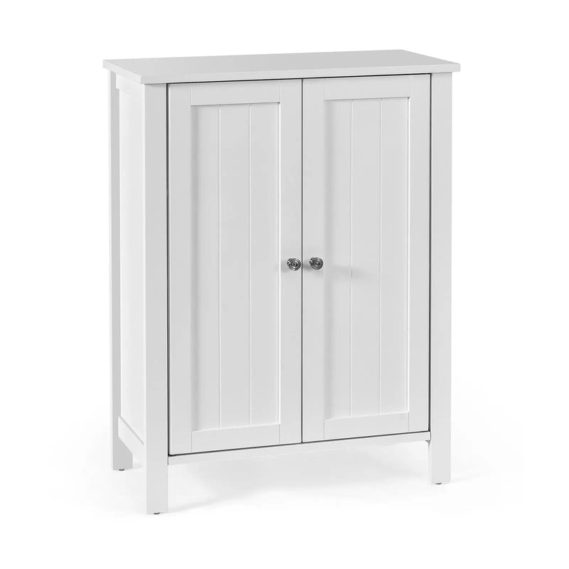 2-Door Bathroom Floor Storage Cabinet Space Saver Organizer by DirectDeals