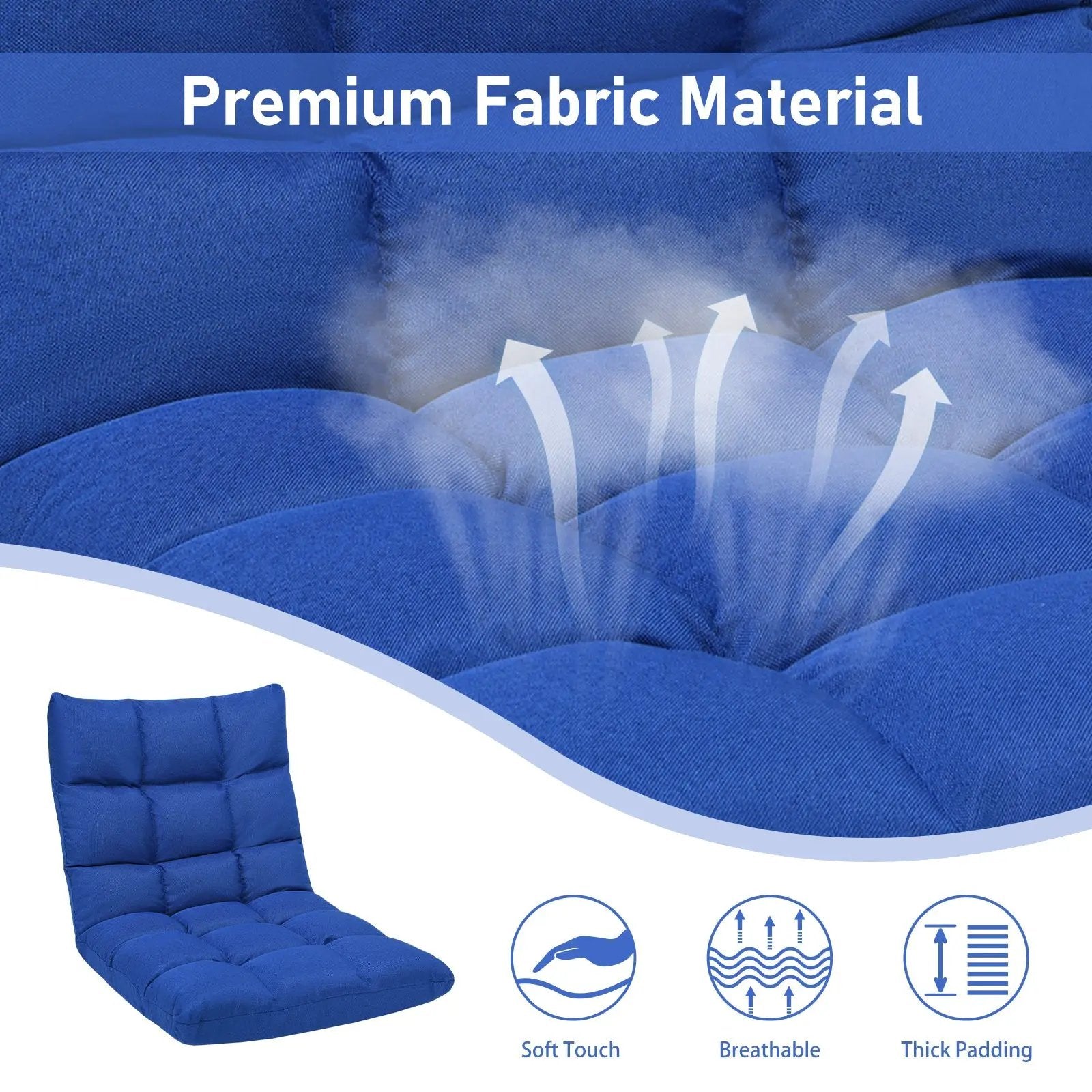 14-Position Adjustable Folding Lazy Gaming Sofa by DirectDeals