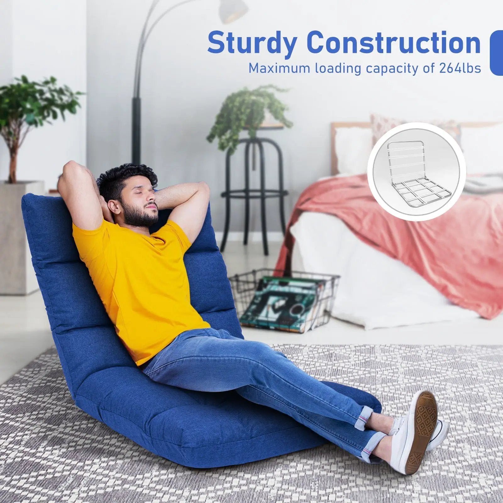 14-Position Adjustable Folding Lazy Gaming Sofa by DirectDeals