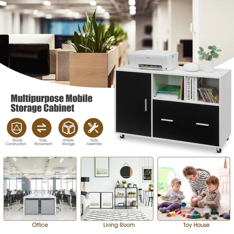 Lateral Mobile File Storage Cabinet by DirectDeals