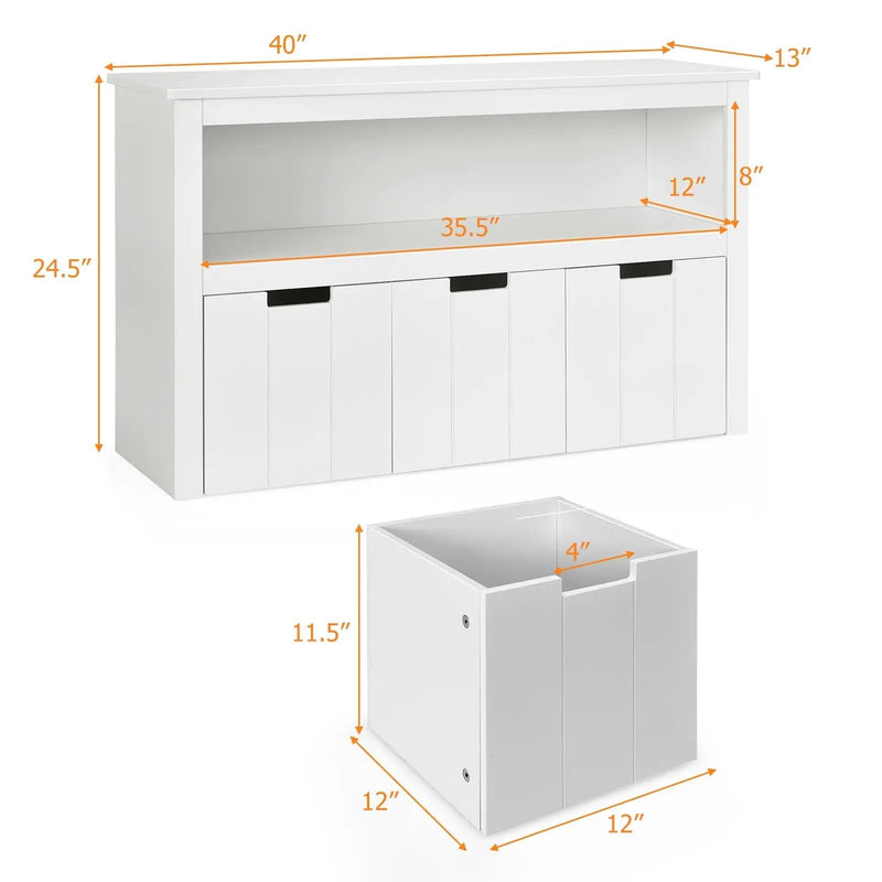 Kid Toy Storage Cabinet by DirectDeals