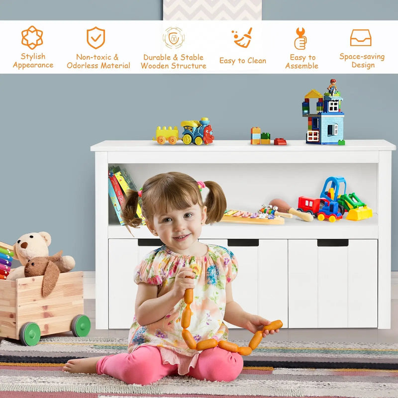 Kid Toy Storage Cabinet by DirectDeals