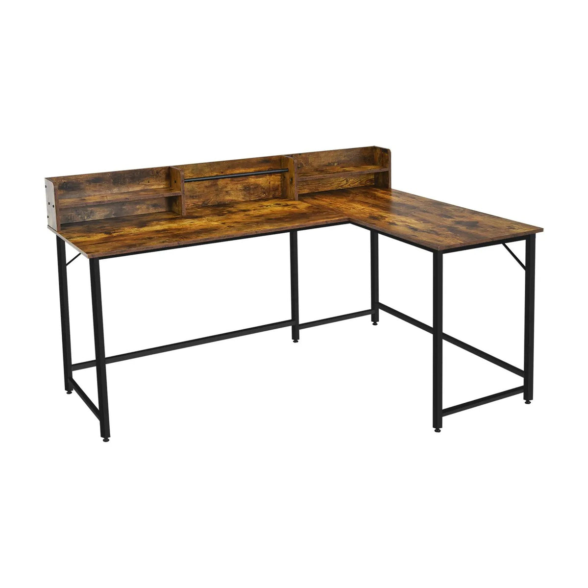 5.5 Inch L-shaped Computer Desk with Bookshelf, photo 6 of 16