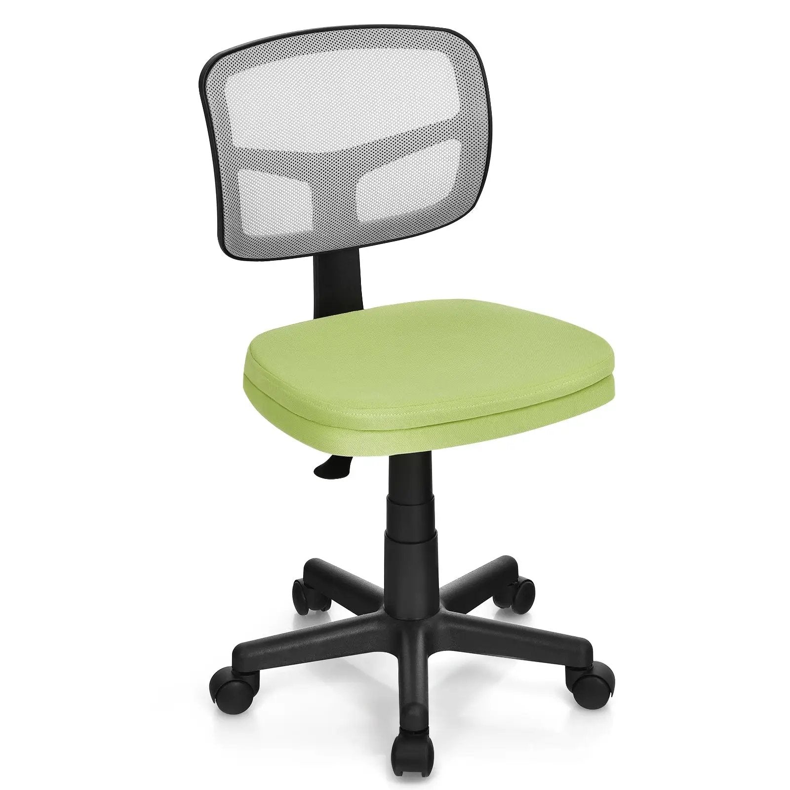 Armless Computer Chair with Height Adjustment and Breathable Mesh for Home Office by DirectDeals