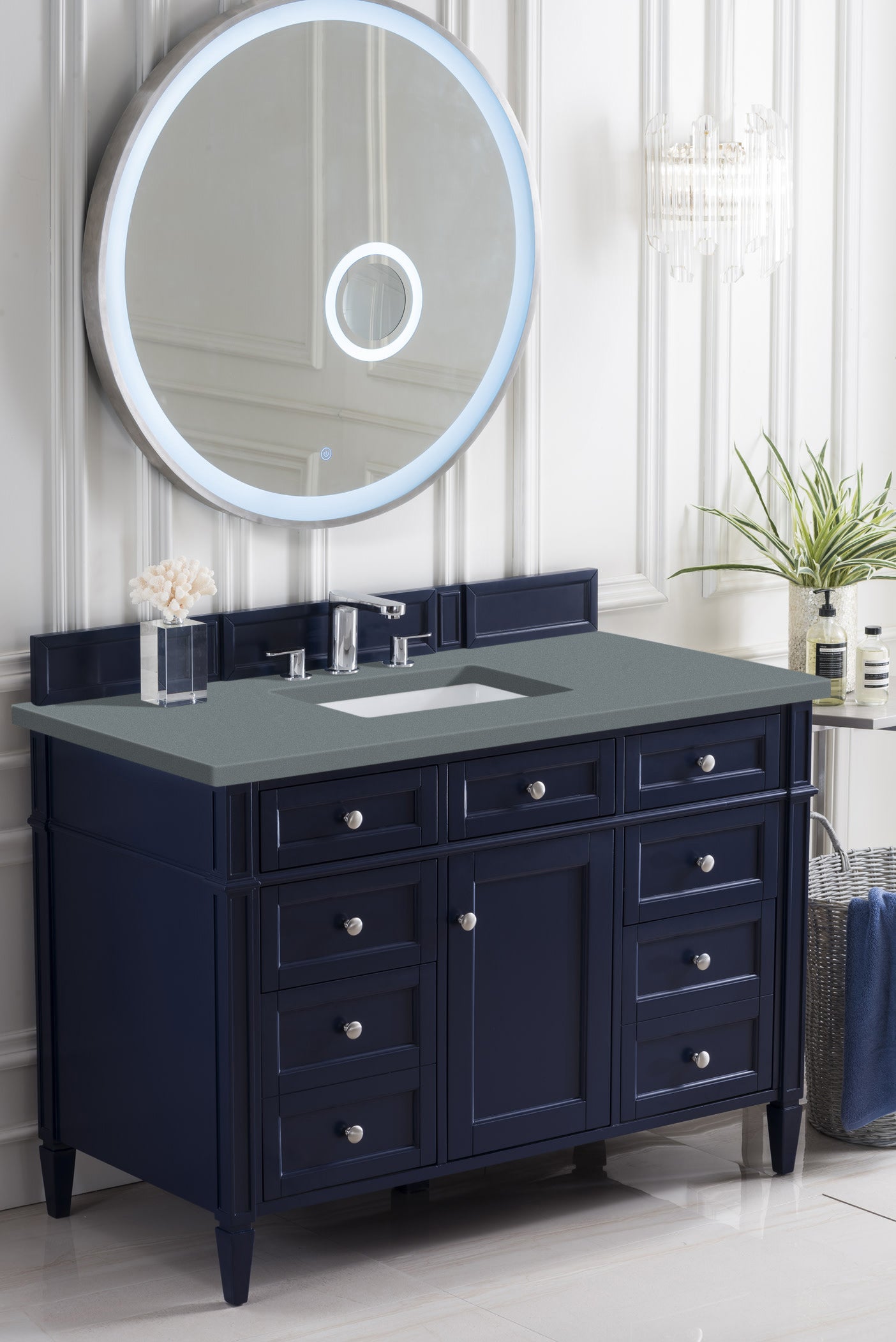 James Martin Brittany 48" Single Bathroom Vanity, Victory Blue, view 19