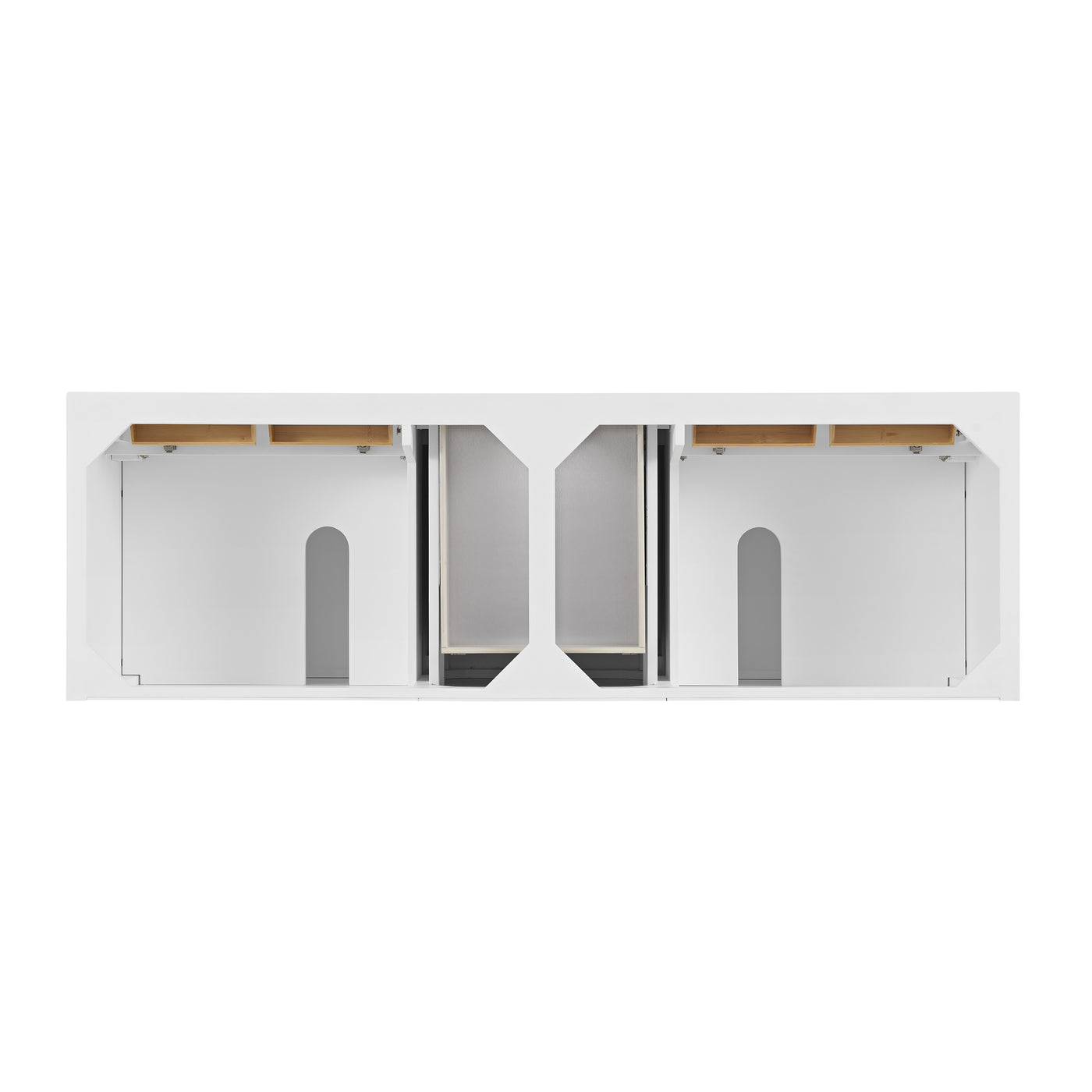 James Martin Lorelai 72" Double Bathroom Vanity, Bright White, view 27