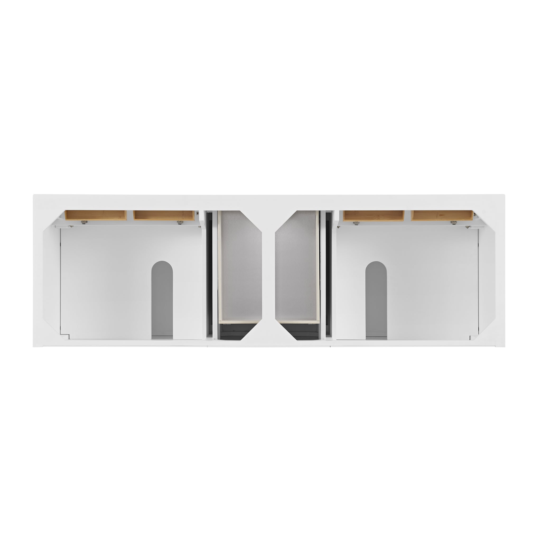 James Martin Lorelai 72" Double Bathroom Vanity, Bright White, view 27