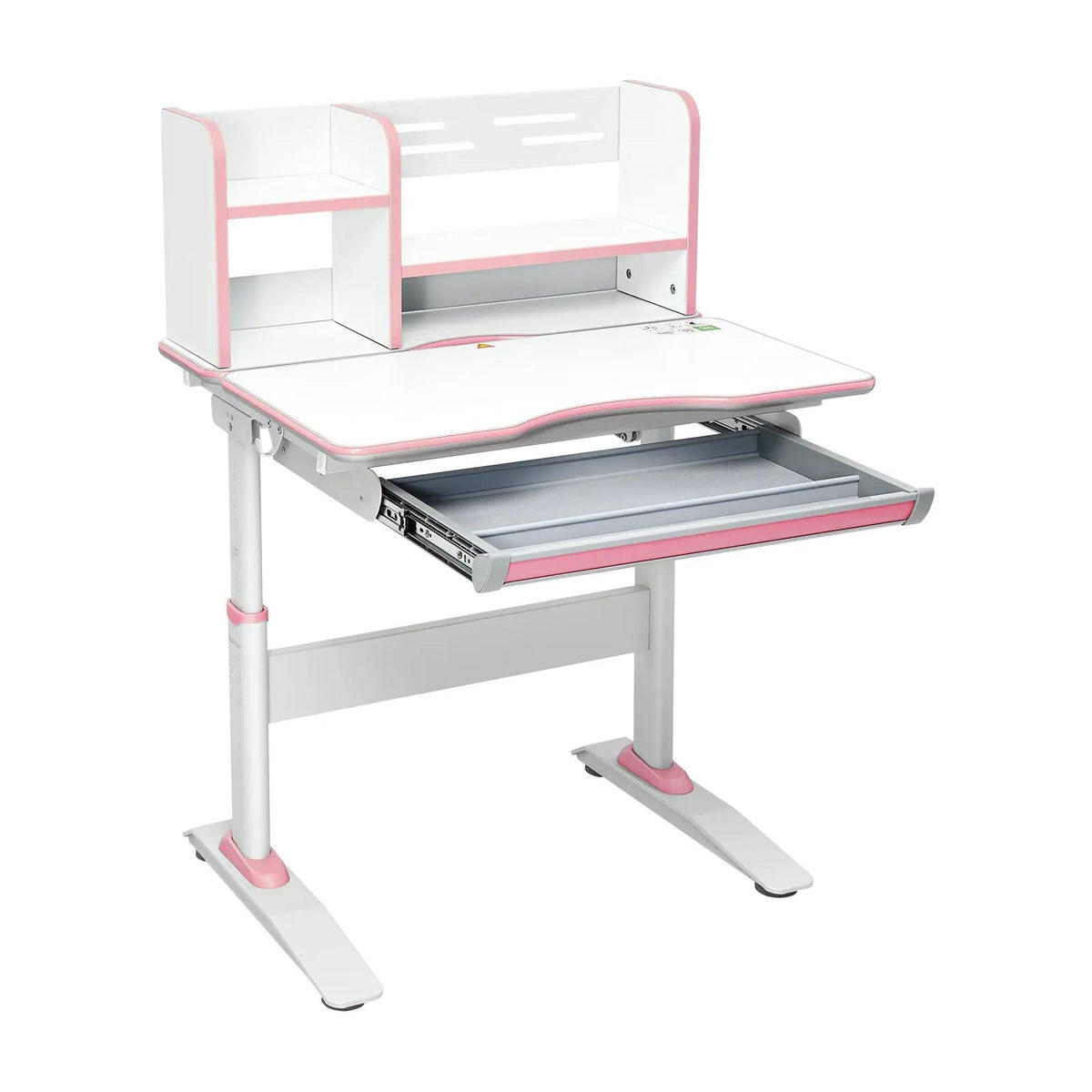 Kids Multifunctional Writing Desk with Tilt Desktop and Book Shelf, photo 7 of 16