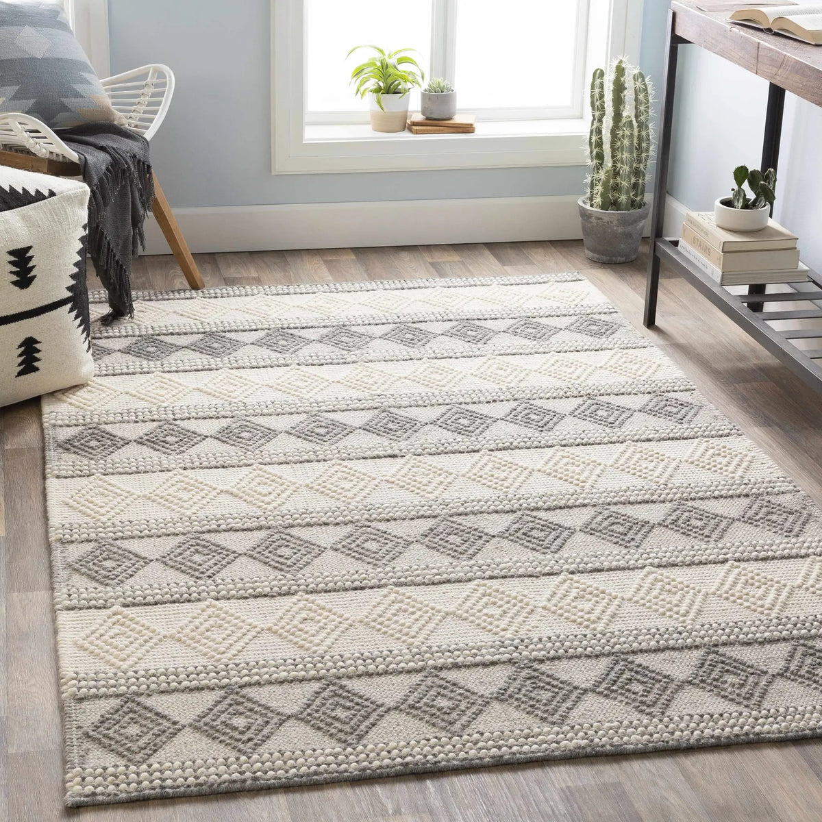 Mineola Area Rug, installed in a room