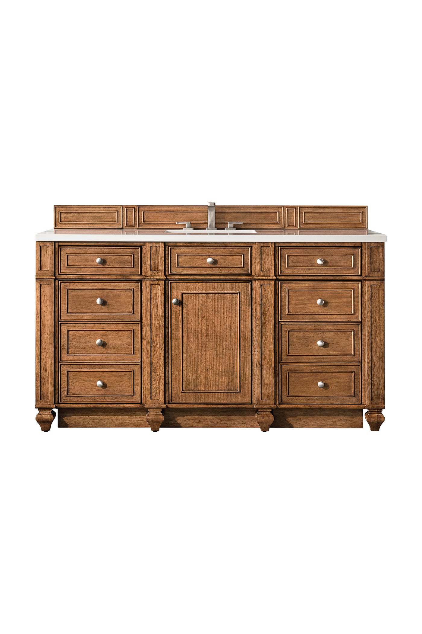James Martin Bristol 60" Single Bathroom Vanity, Saddle Brown, view 38