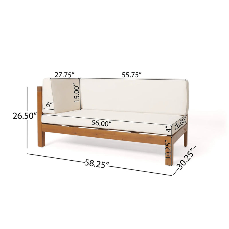 Brava X-Back 4-Piece Sofa Set by HouseOfZazla