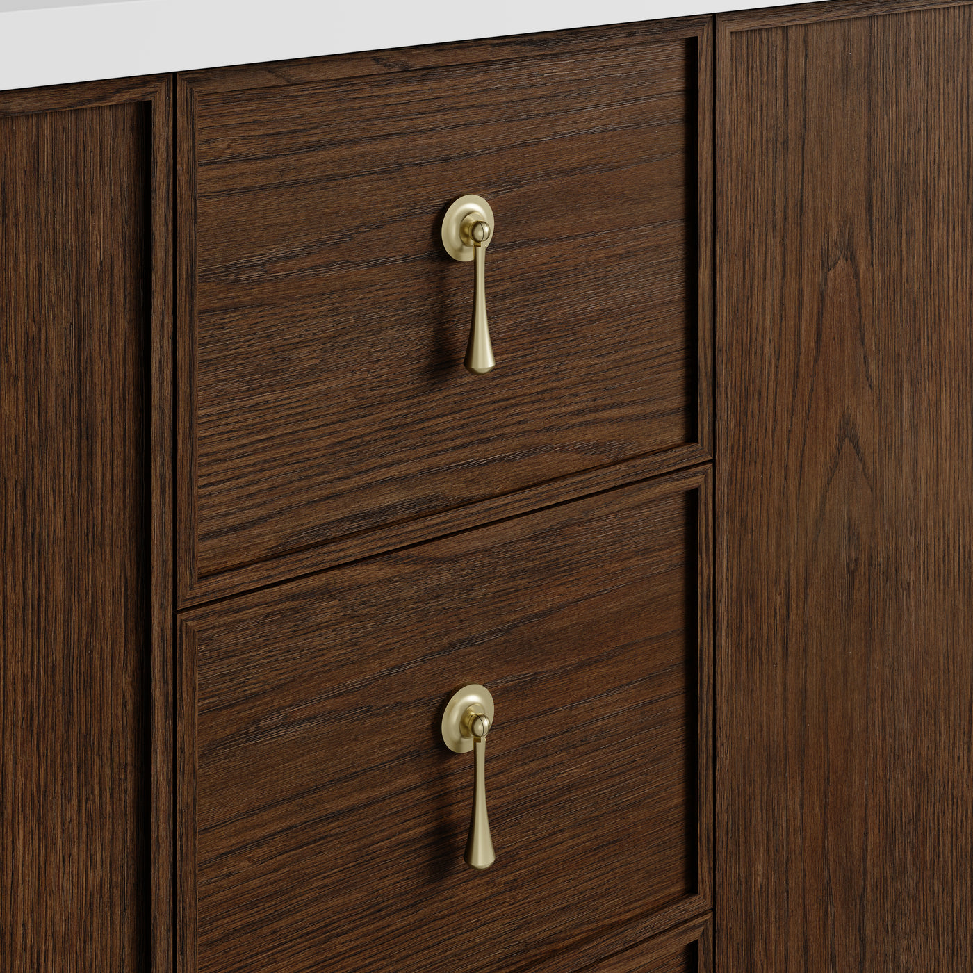 James Martin Kinnsden 72" Double Bathroom Vanity, Sable Oak, view 22