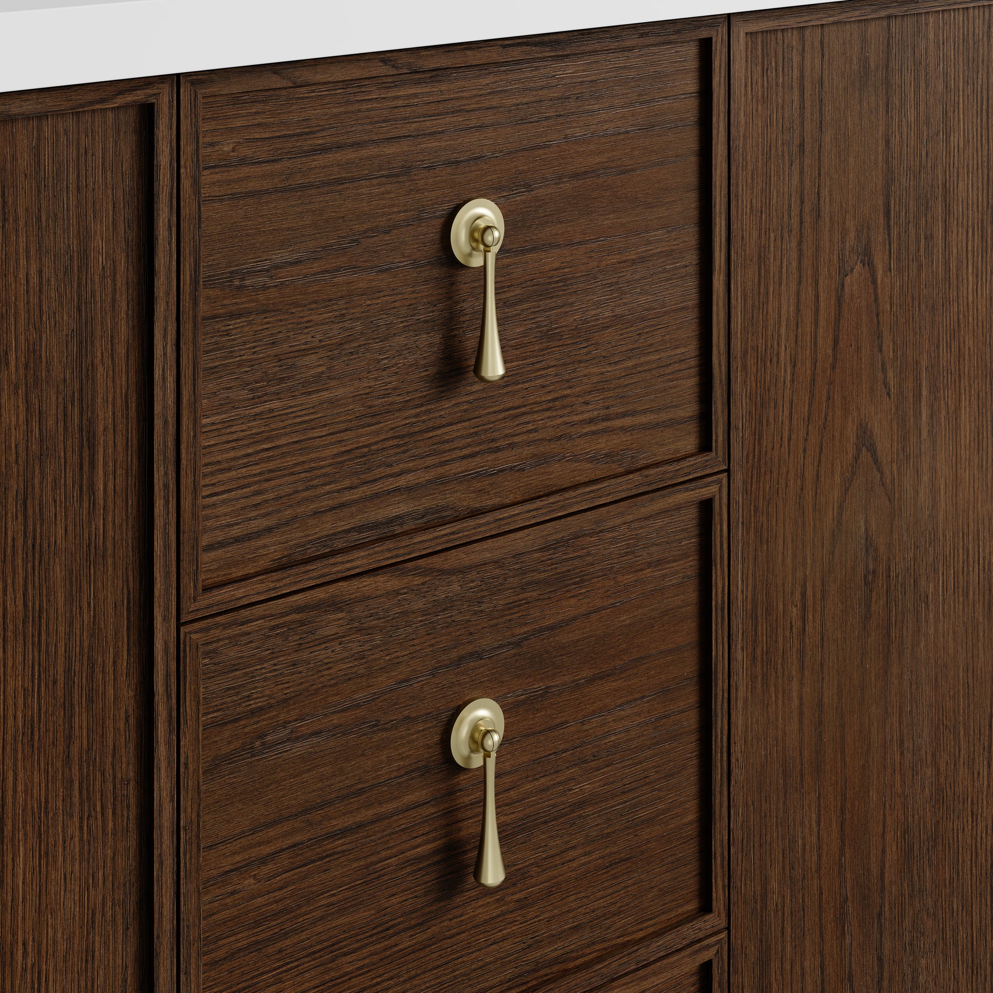 James Martin Kinnsden 72" Double Bathroom Vanity, Sable Oak, view 22