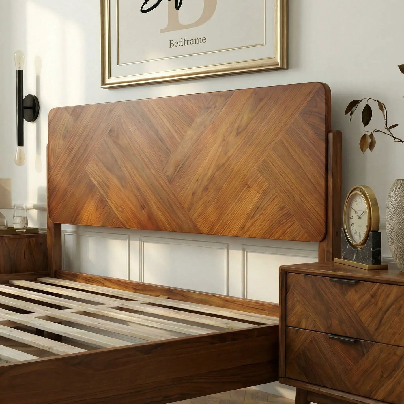 Bifrost Solid Wood Bed Frame by Megsu