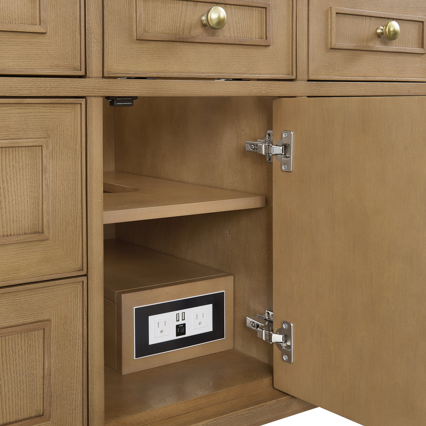 James Martin Lorelai 48" Single Bathroom Vanity, Light Natural Oak, view 25
