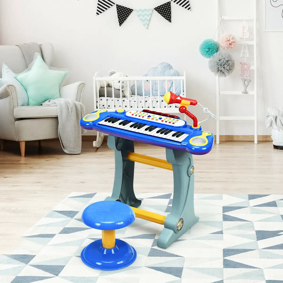 37 Key Electronic Keyboard Kids Toy Piano, photo 2 of 9