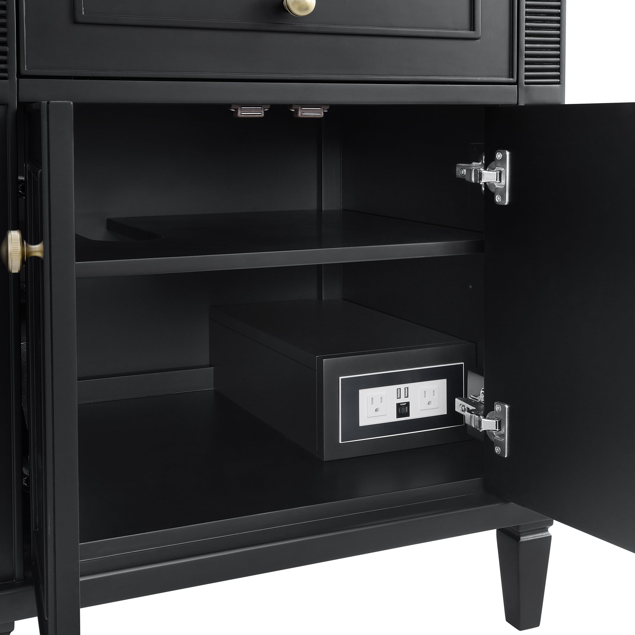 James Martin Lorelai 72" Double Bathroom Vanity, Black Onyx, view 18