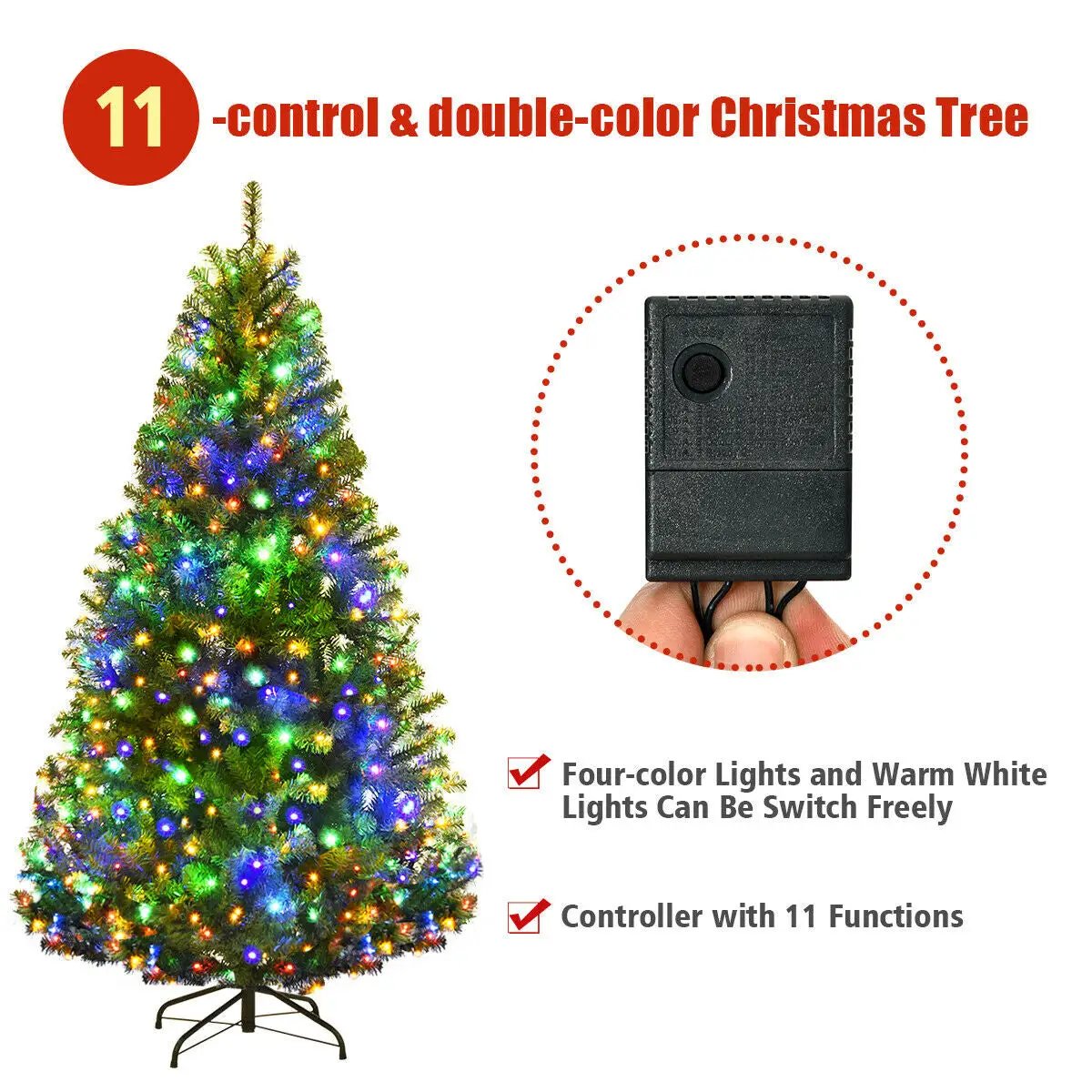 Artificial Premium Hinged Christmas Tree by DirectDeals