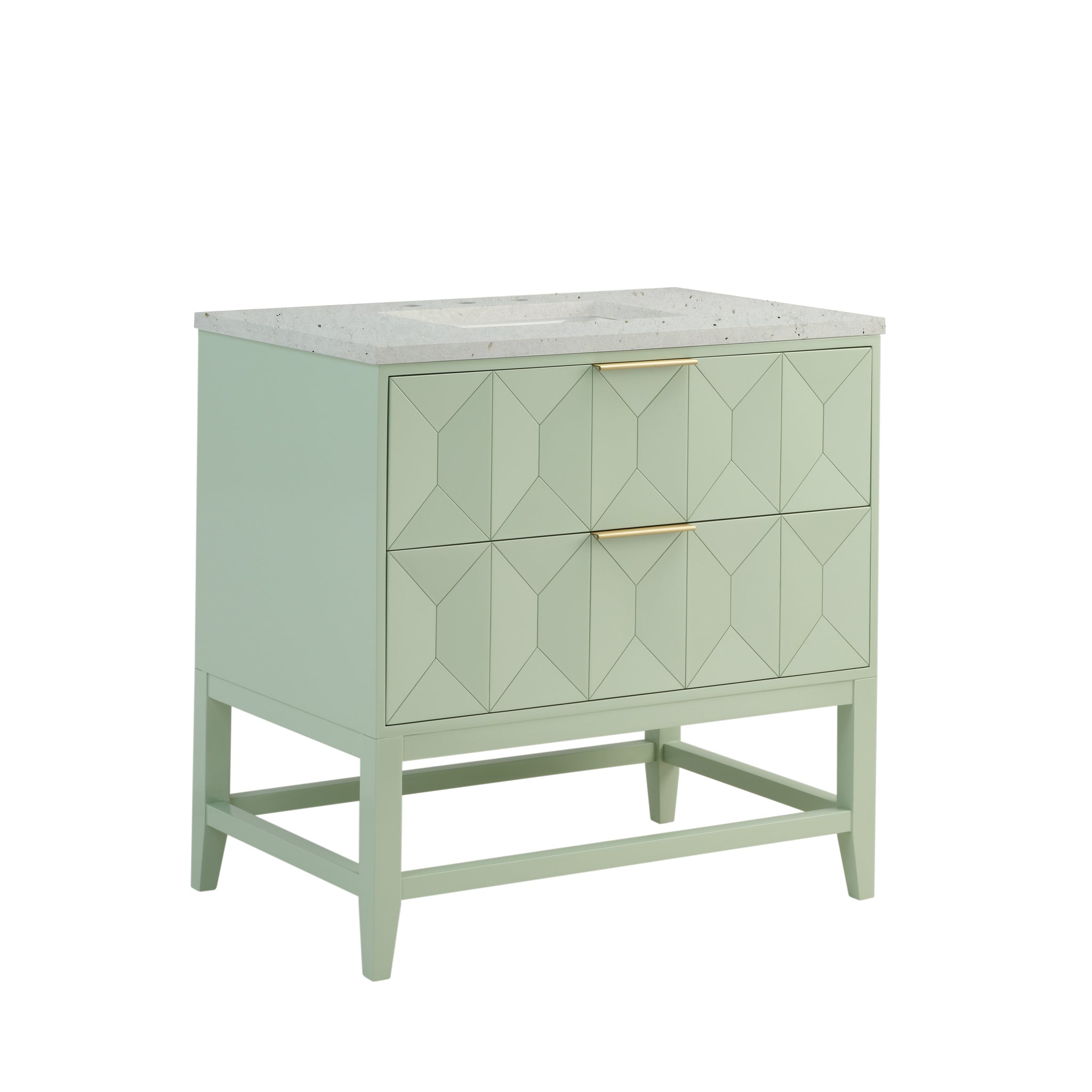 James Martin Emmeline 36" Single Bathroom Vanity, Pistachio, view 28