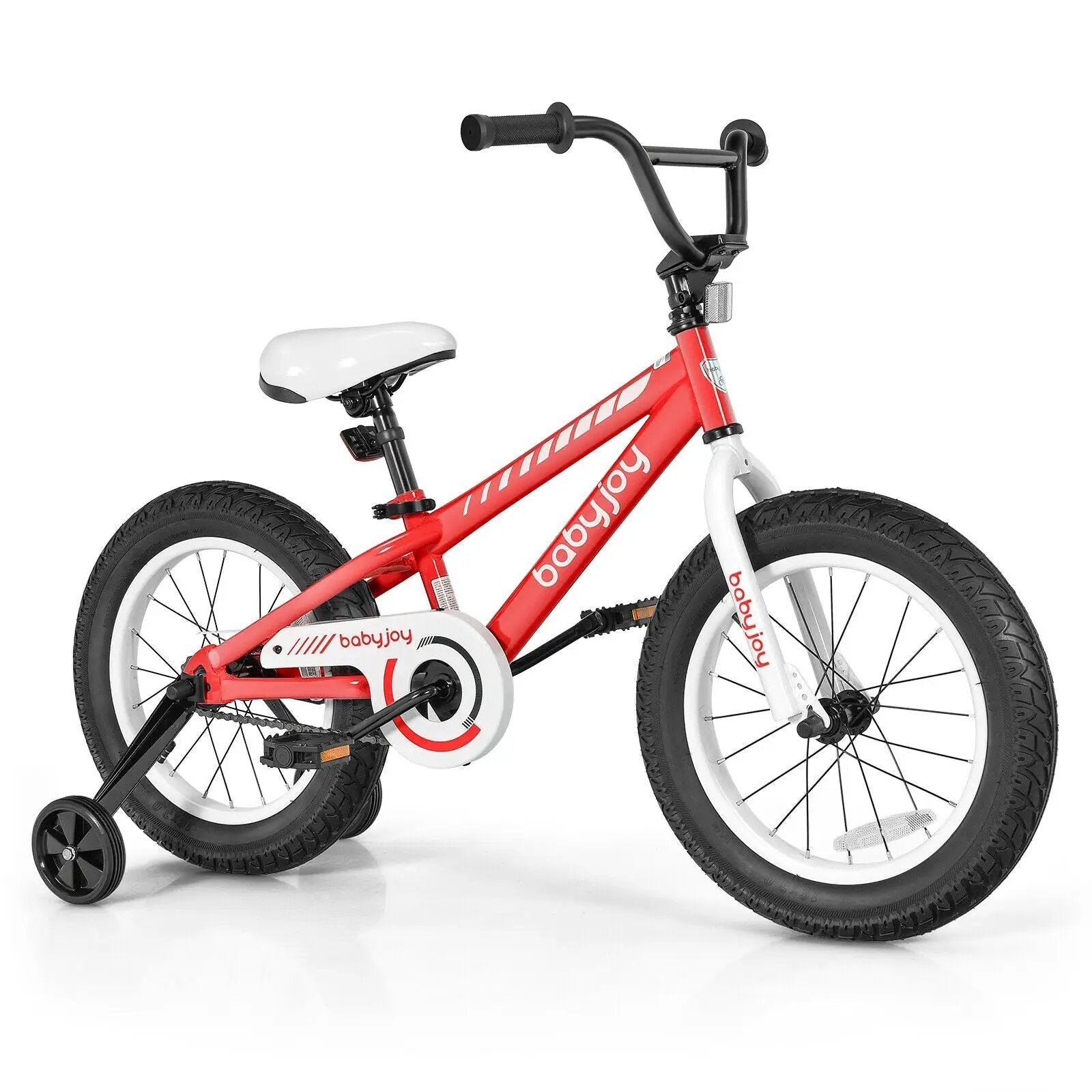 16 Inch Kids Bike Bicycle with Training Wheels for 5-8 Years Old Kids by DirectDeals