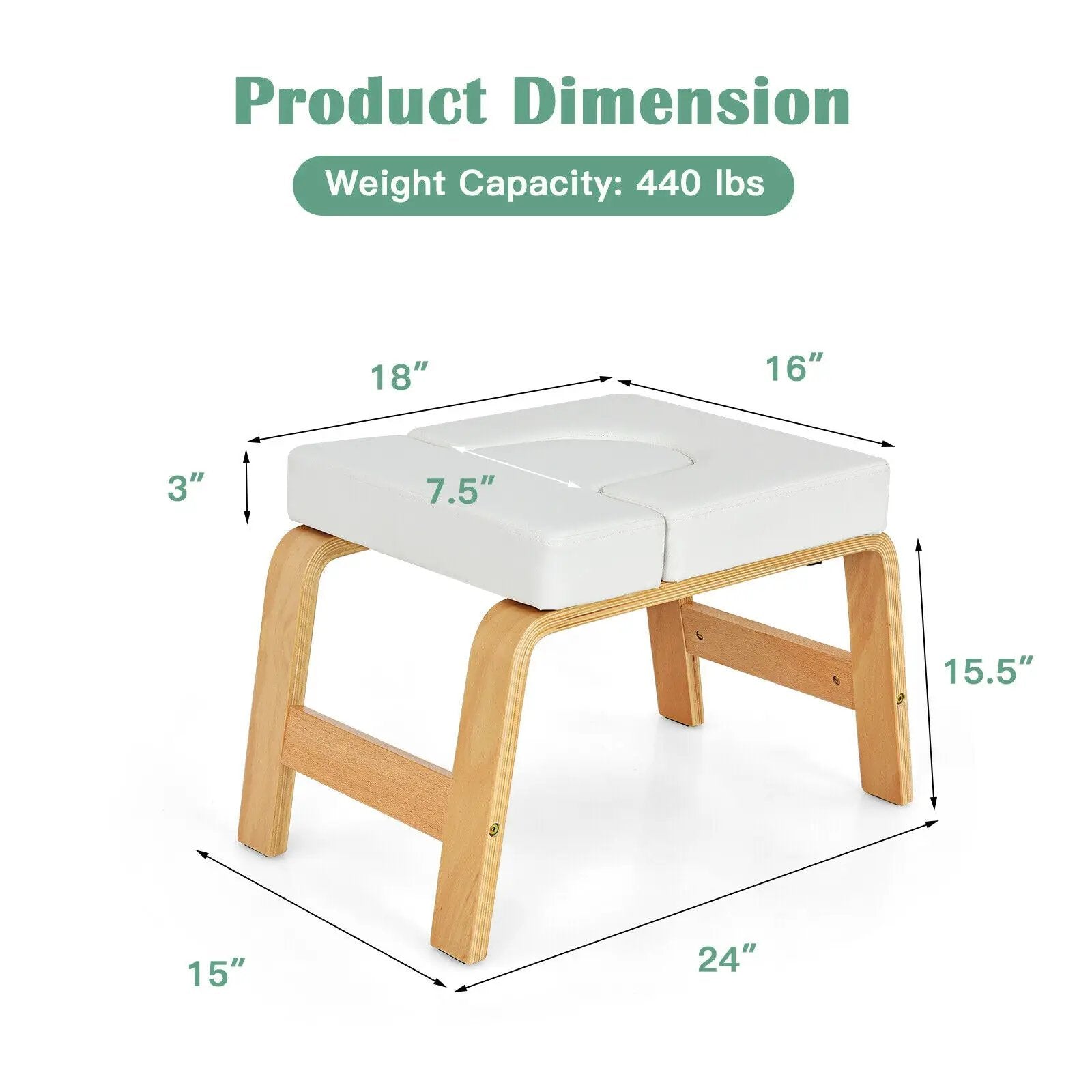Yoga Headstand Bench by DirectDeals